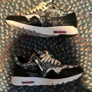 Nike Women's Air Max 1 Ultra SW QS Black and White Sneakers